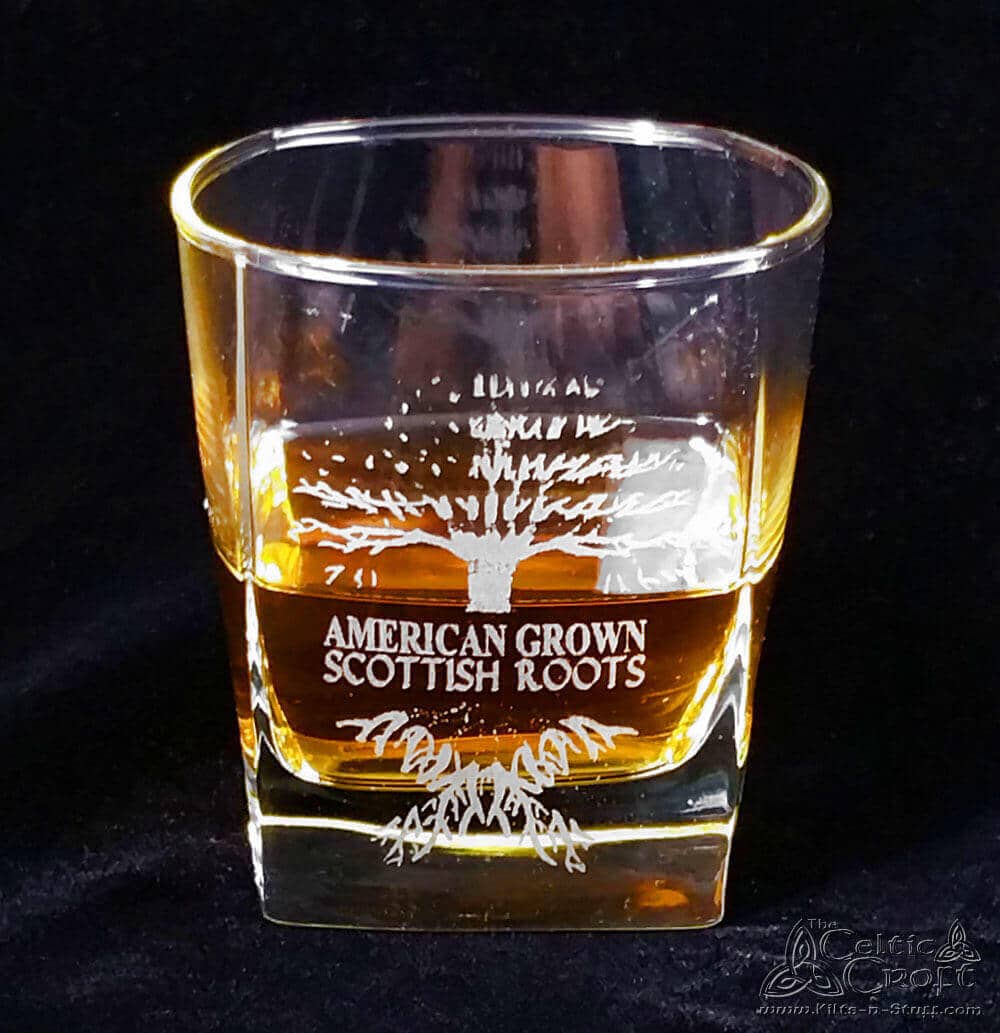American Grown - Scottish Roots - Whisky Glass